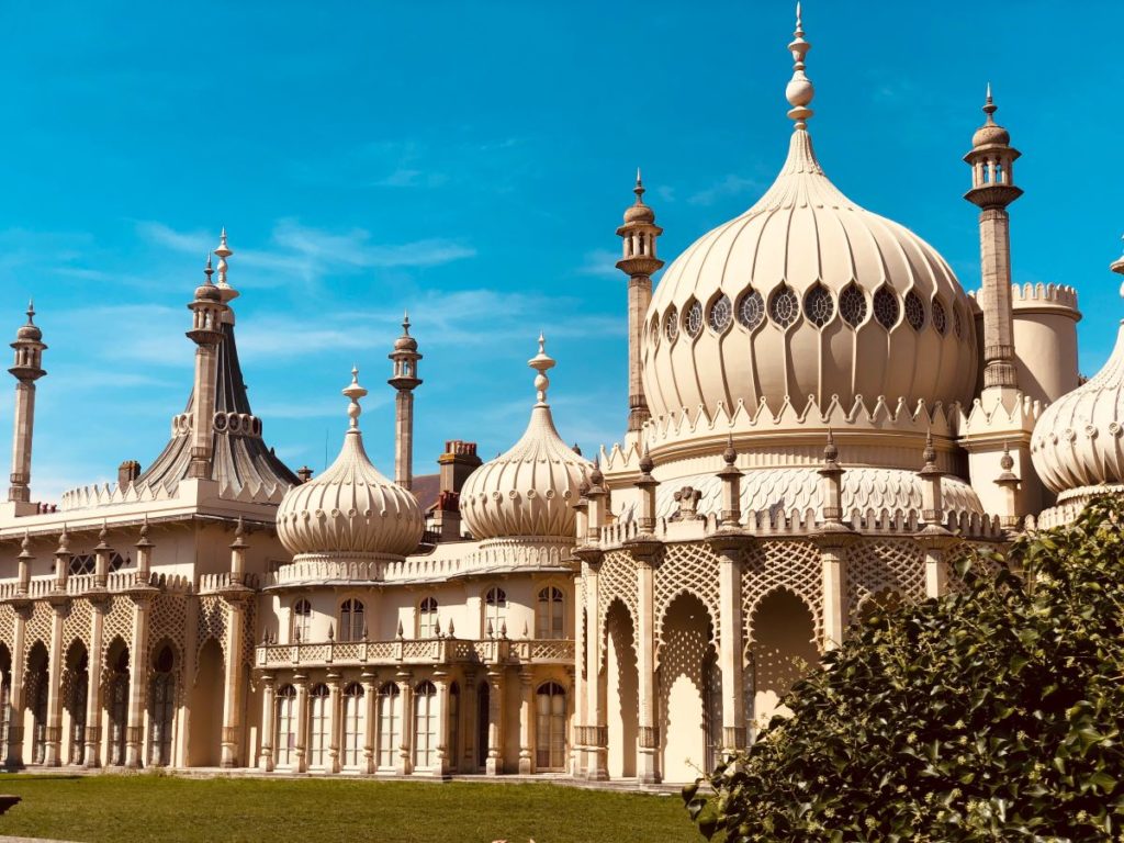 The exterior of the Royal Pavilion in Brighton.