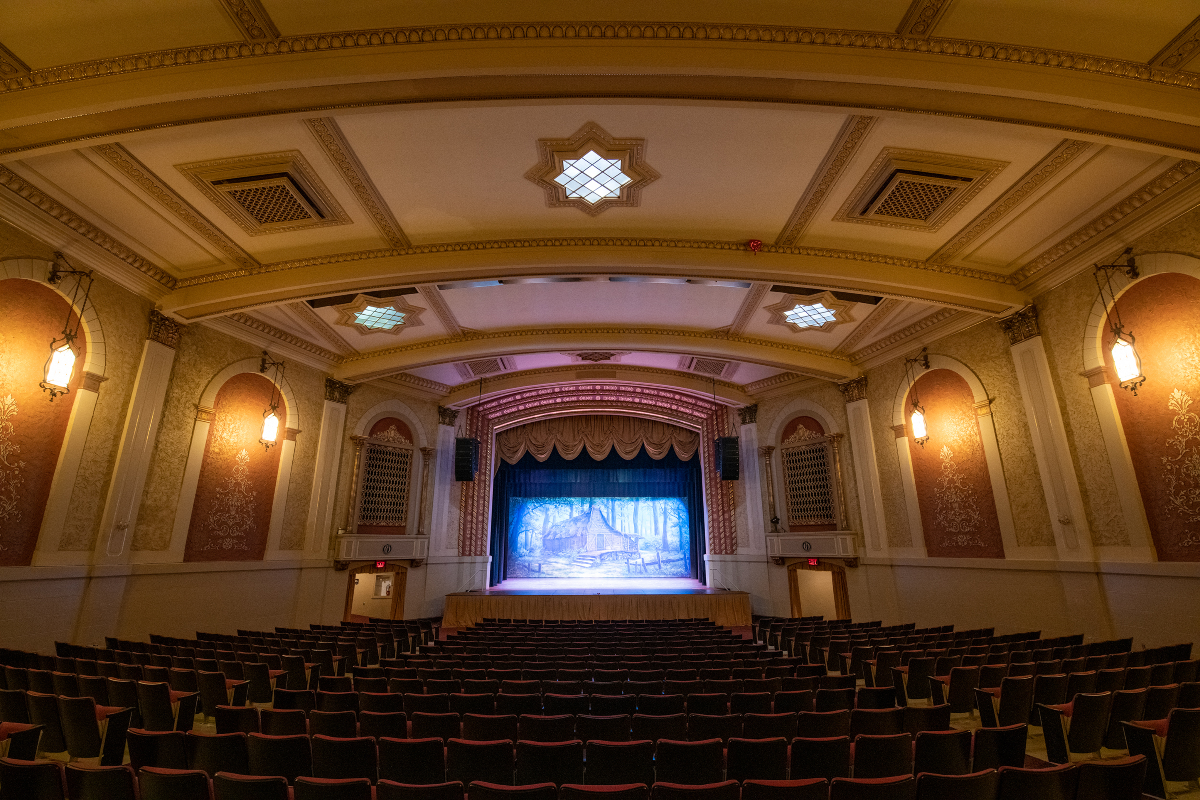 Inside of Davis Theatre for Performing Arts